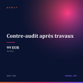 Contre-audit après travaux - Audit
